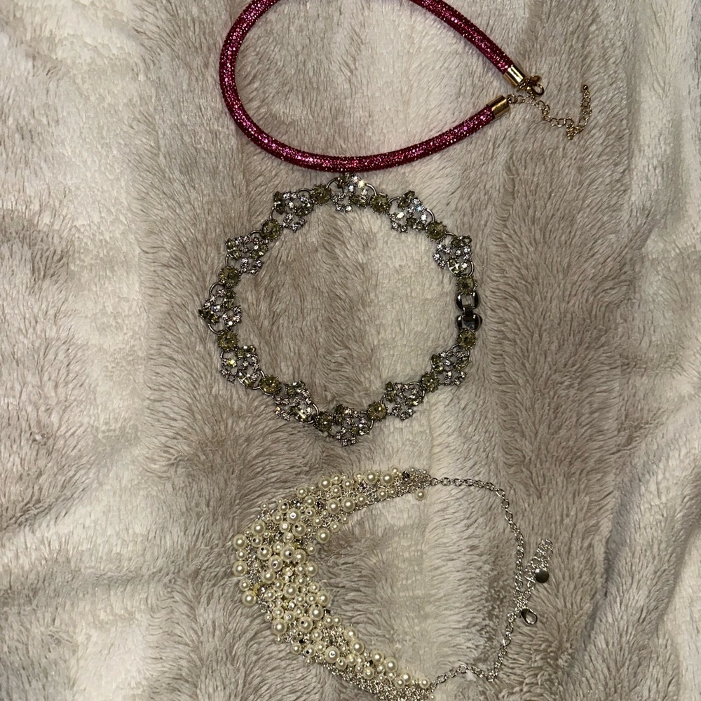 Elegant Silver and Pink Women's Jewelry Set